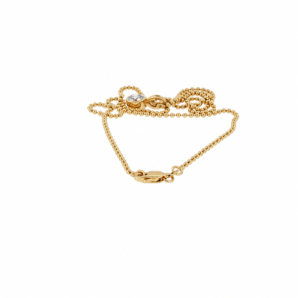 Latest uploaded necklace photo with a pure white background