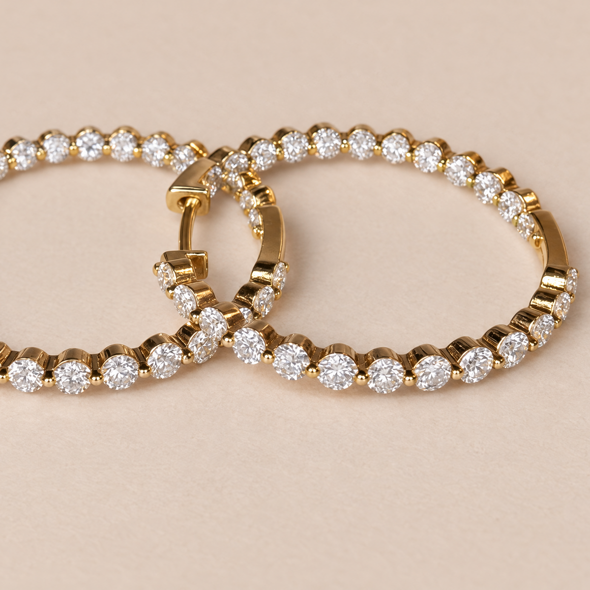 Almas Diamond Hoops