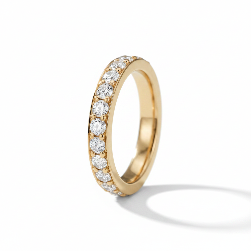 Vera Eternity Ring Yellow Gold