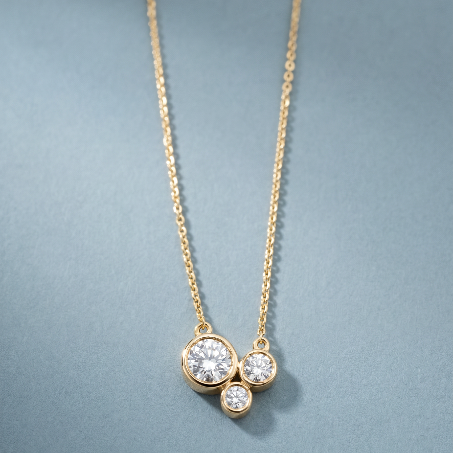 3 Diamonds Necklace