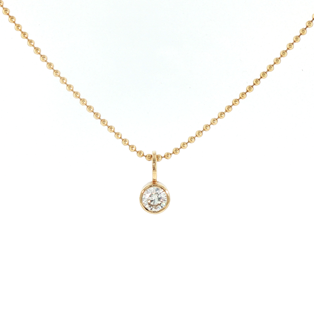 Cadence Round Diamond Necklace