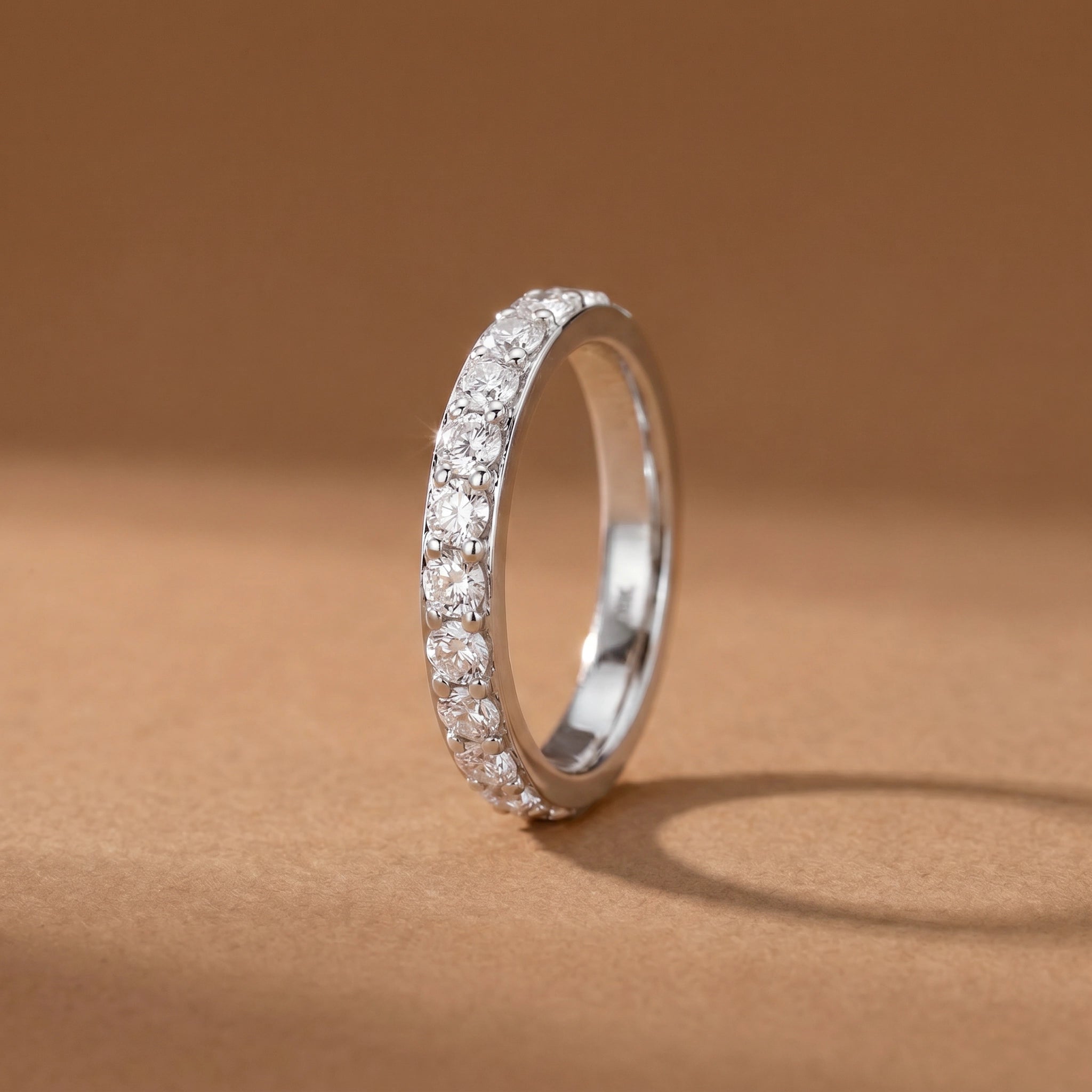 Vera Eternity ring, white gold