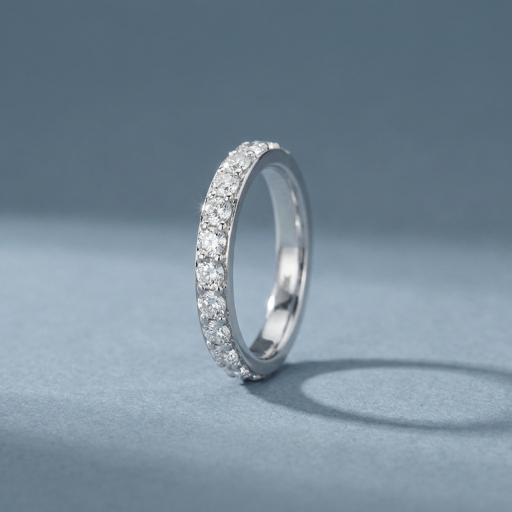 Vera Eternity ring, white gold